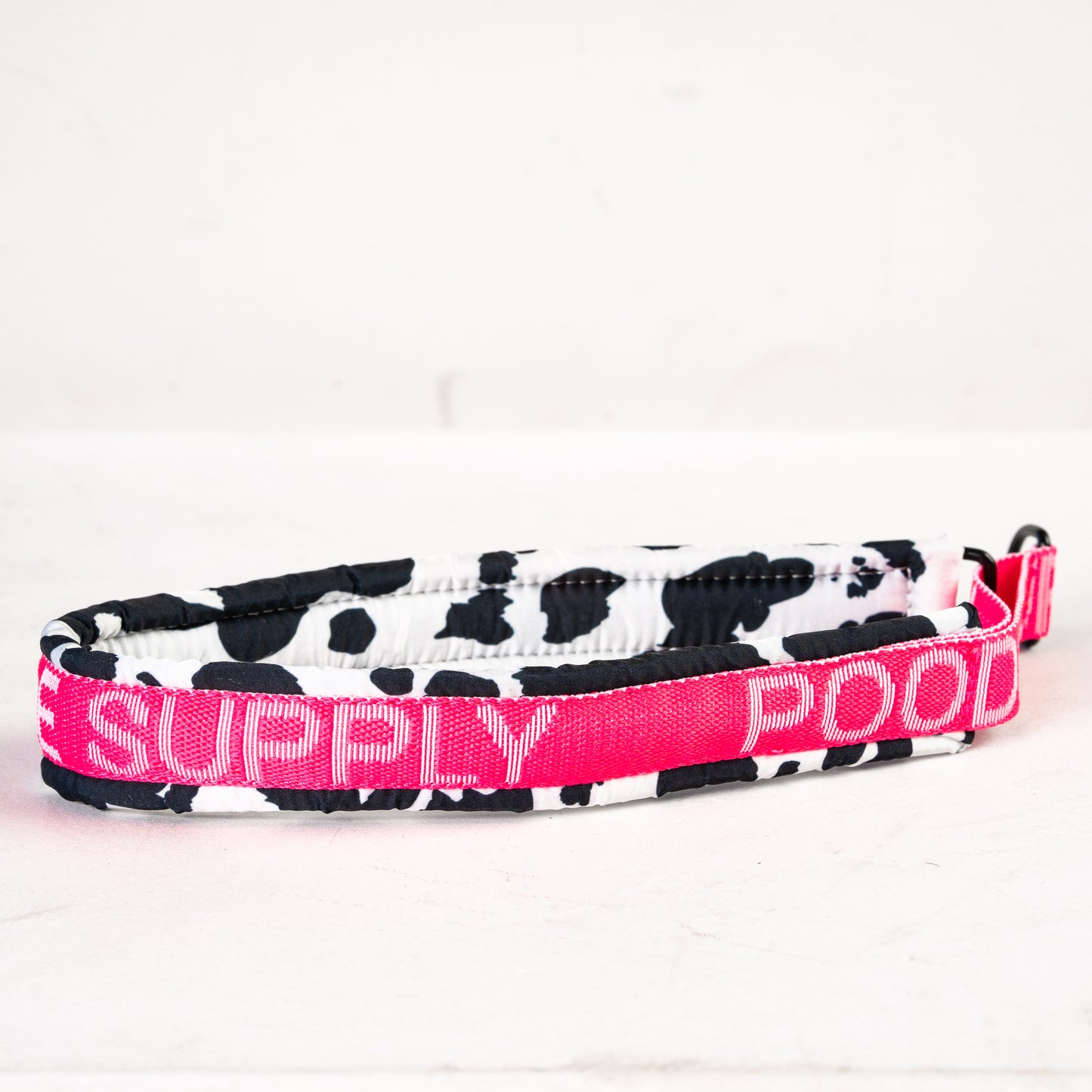 Poodle Mania Fluffy Martingale Satin Collar Cow