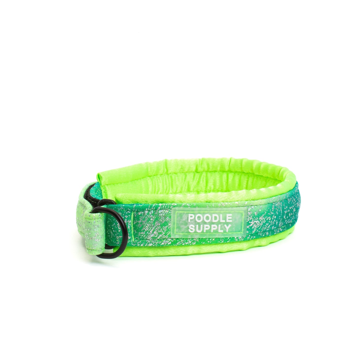 Fluffy Martingale Collar Poodle Supply Electric Lime