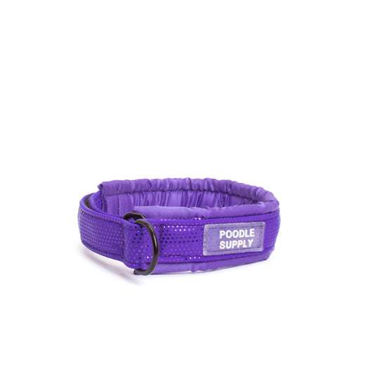Fluffy Martingale Collar All Purple