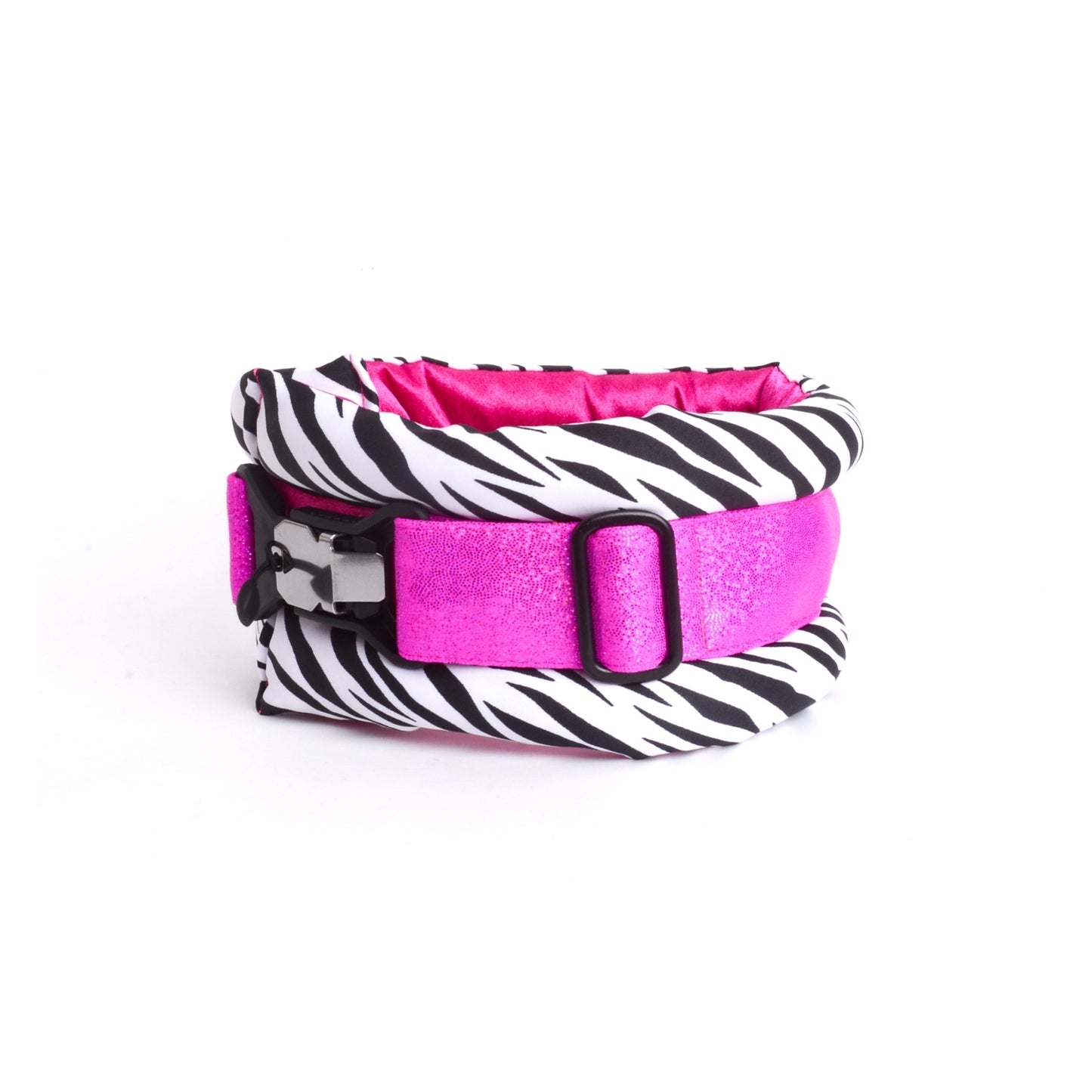 Toy / Miniature / Medium Fluffy Magnetic Collar Hot Zebra