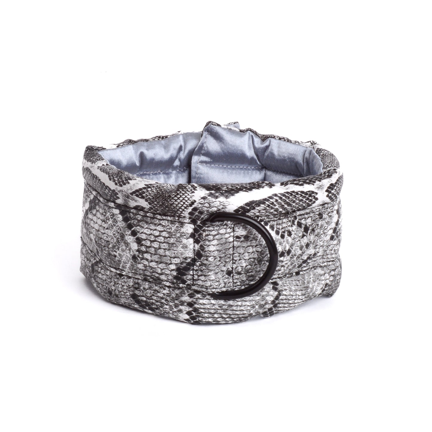 Standard Fluffy Magnetic Collar Eco Leather Serpent