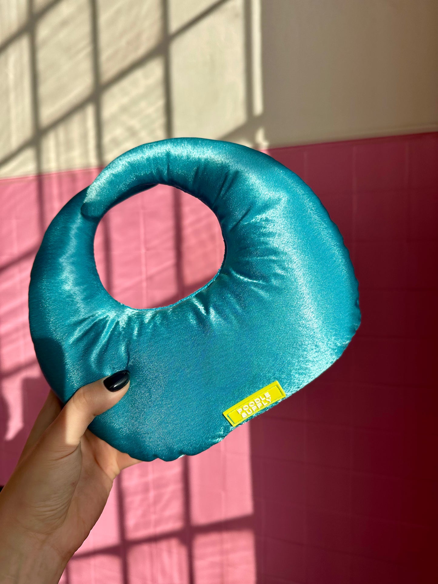 Poodle Supply Chin Pillow Blue