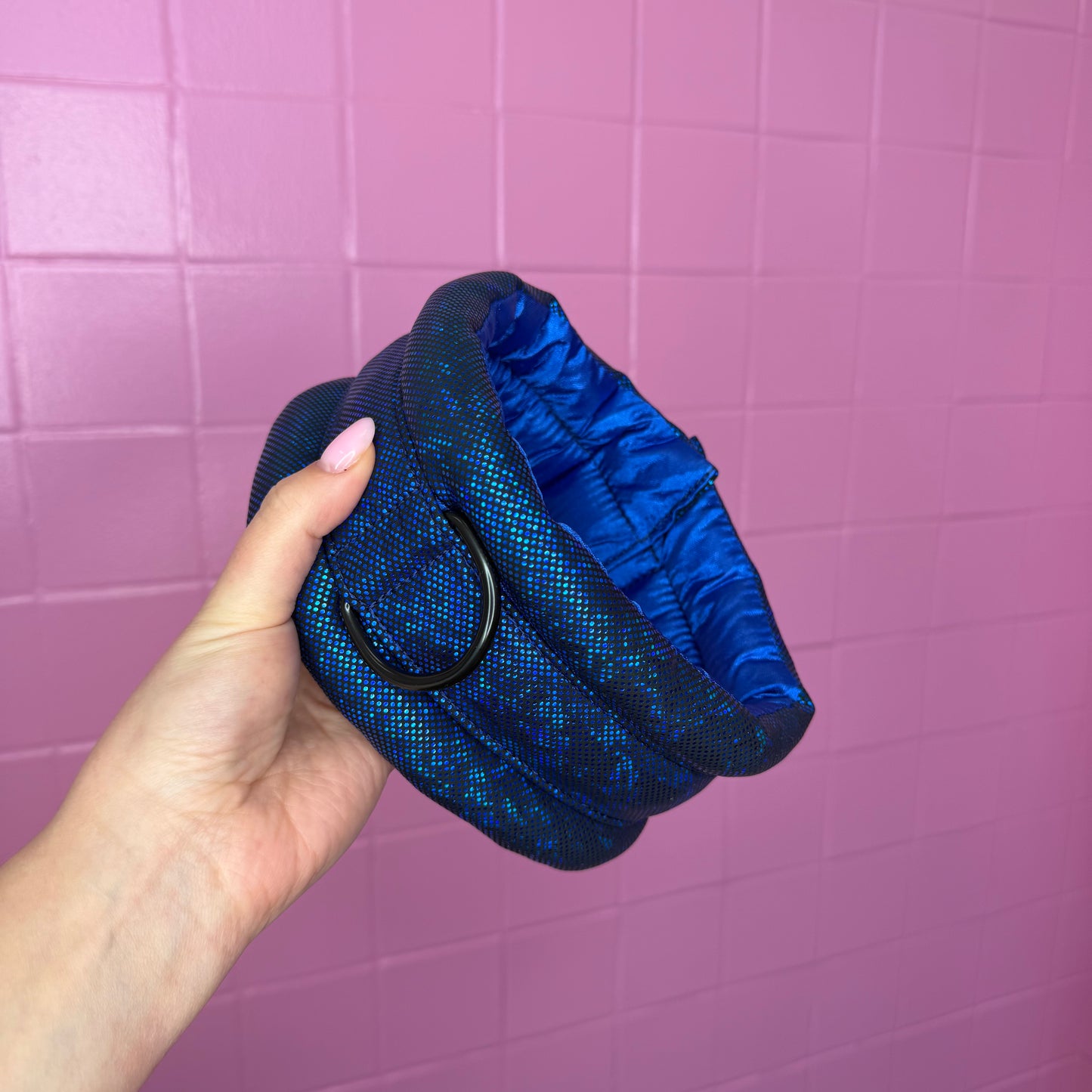 Fluffy Magnetic Standard Peacock Blue