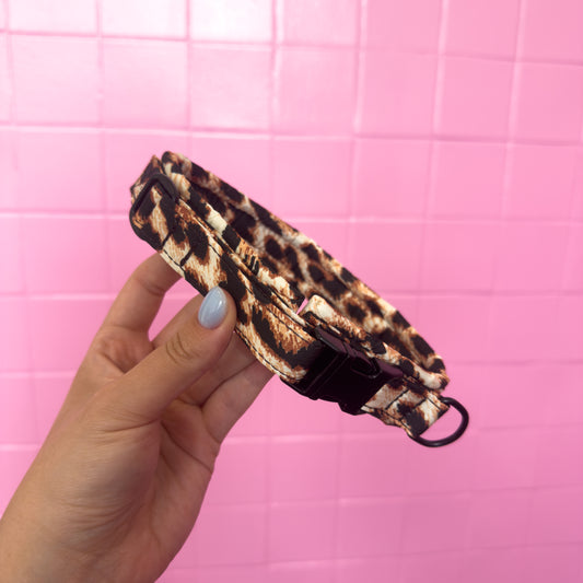 Fluffy Buckle Collar Leopard Supply