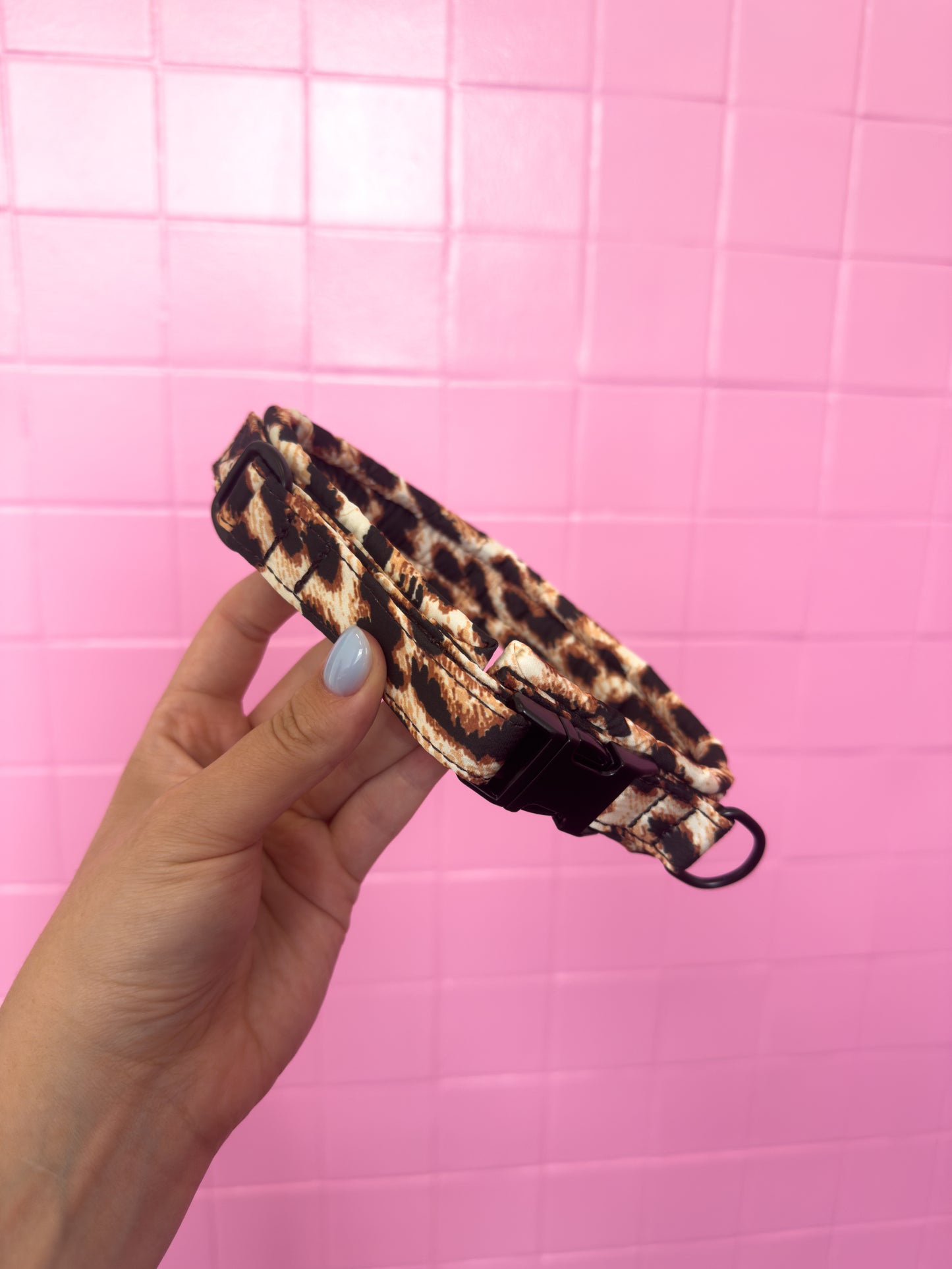 Fluffy Buckle Collar Leopard Supply