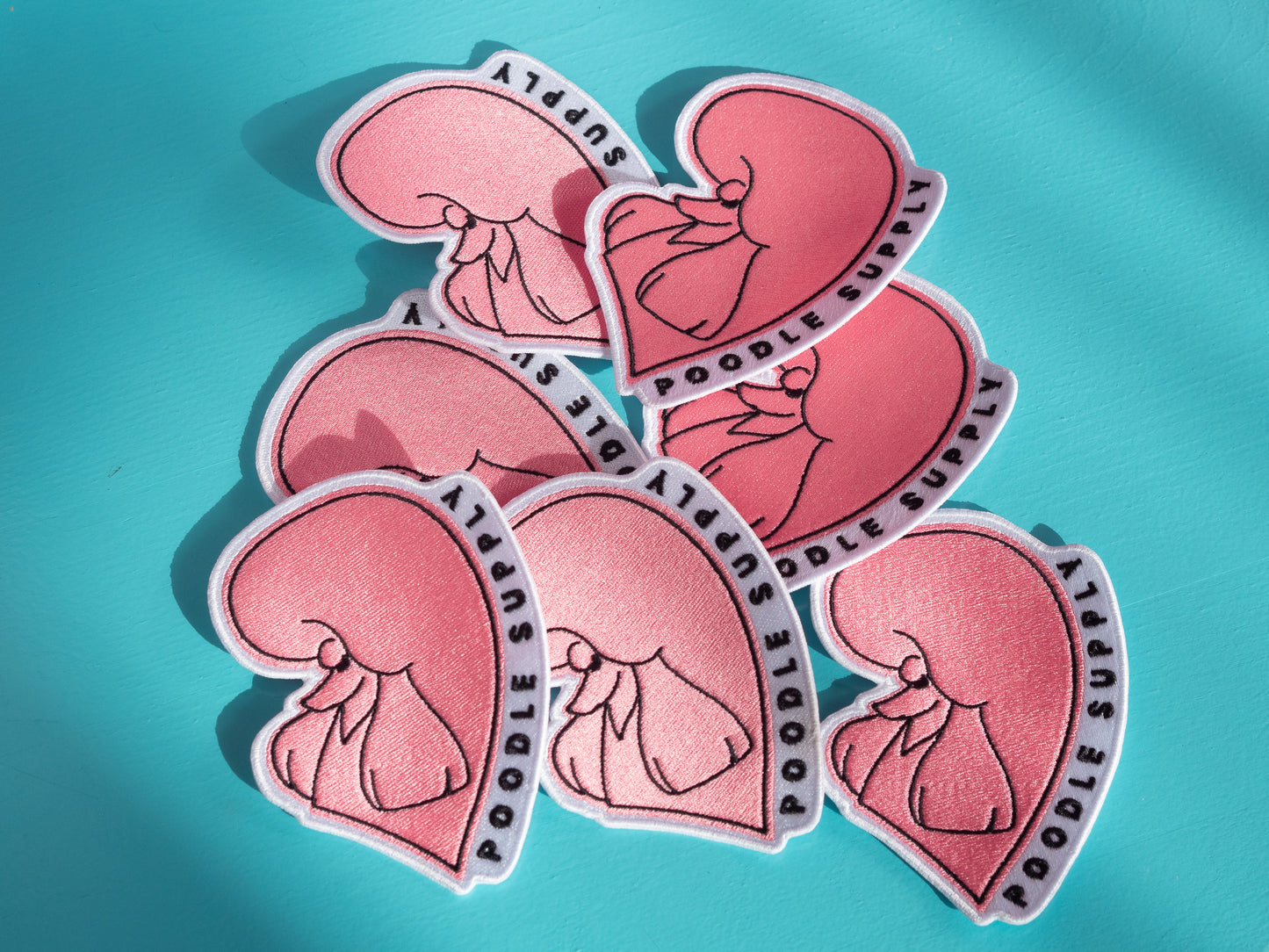 Poodle Supply Embroidery Conti Selfie Soft Pink