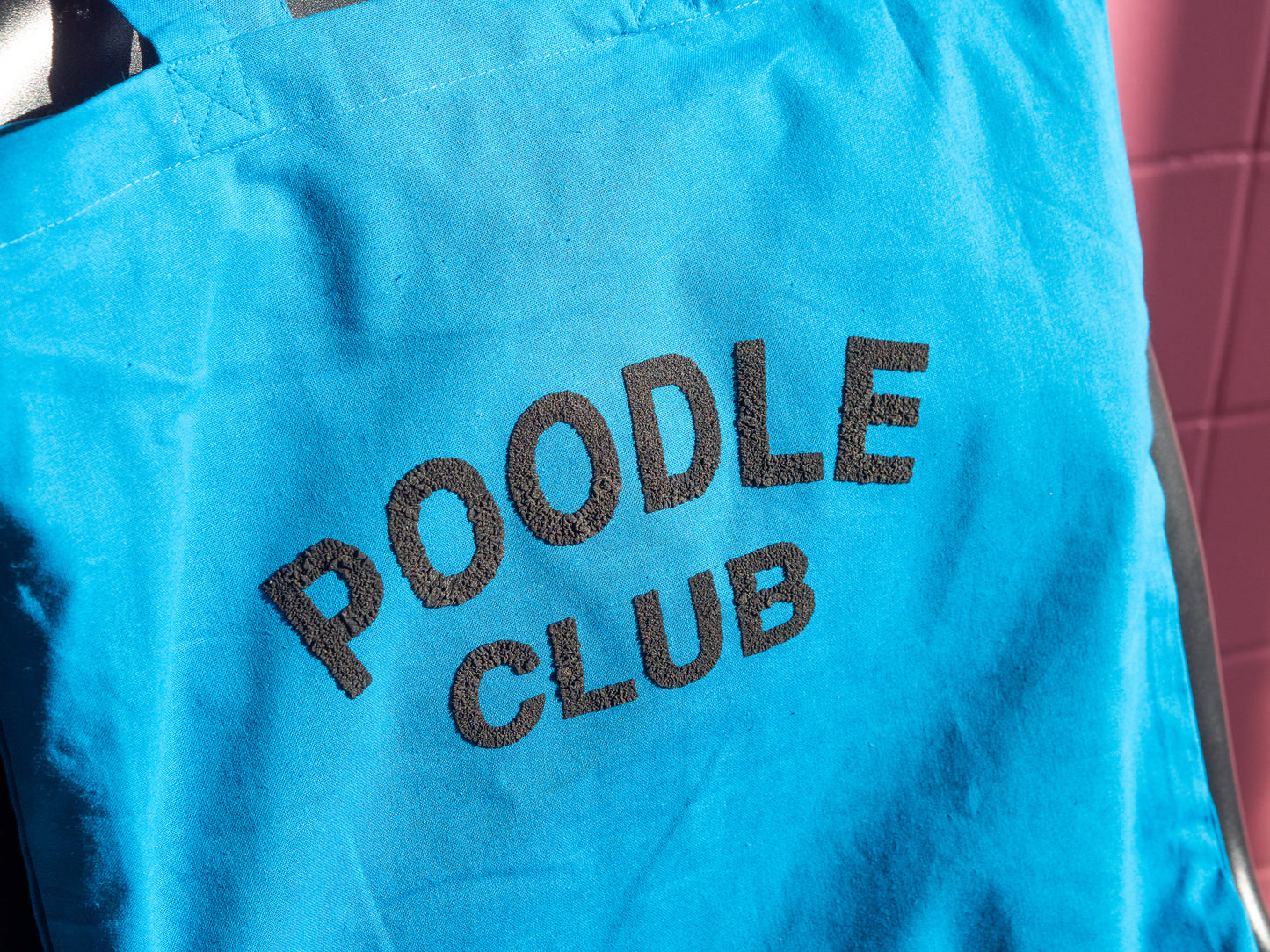 Poodle Supply "POODLE CLUB" Tote Bag - Blue