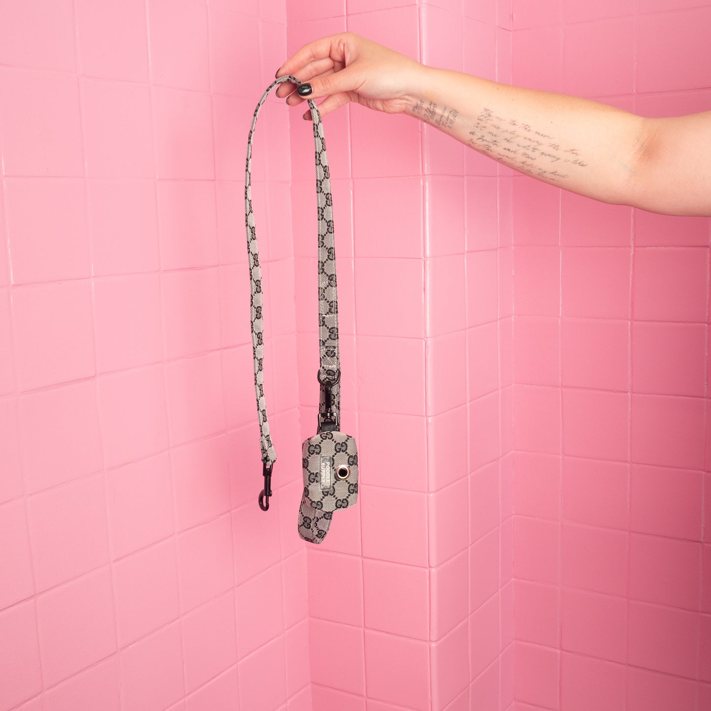 Leash - Italian Designer Black