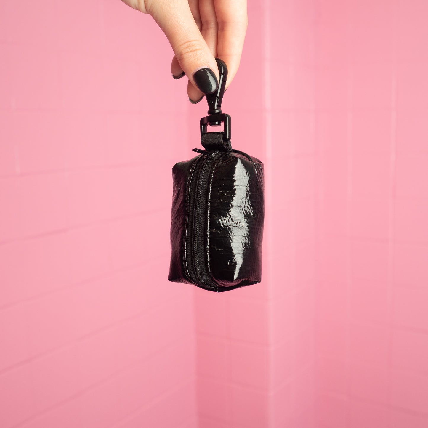 The Poop Bag - Eco Leather Black