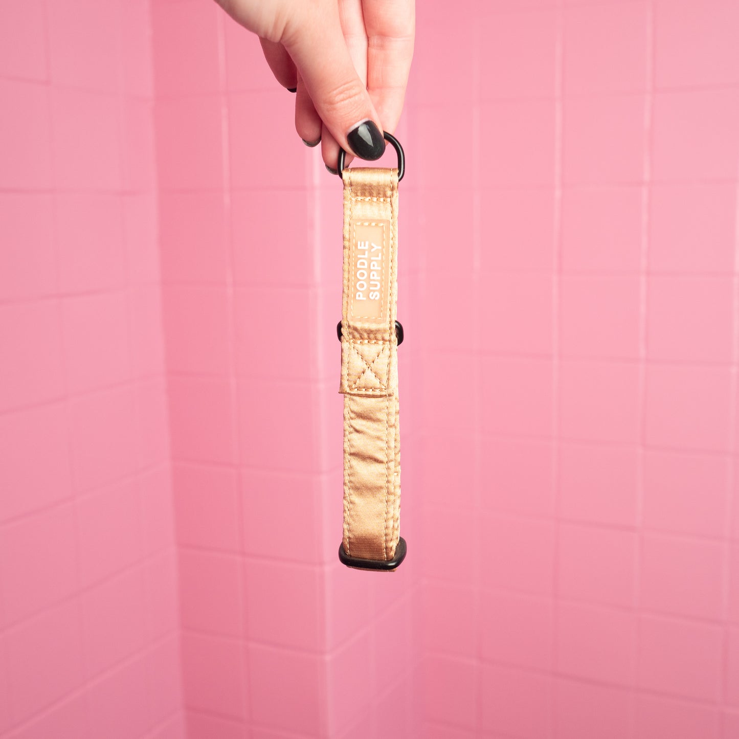 Martingale Collar Candy Satin - Toffee Gleam