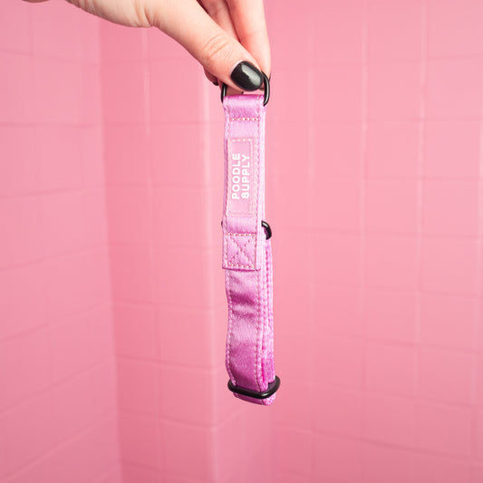 Martingale Collar Candy Satin - Lilac Lush