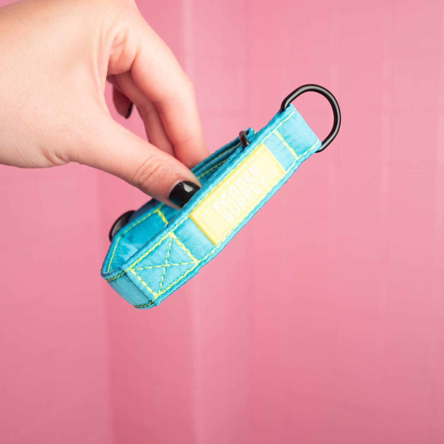 Martingale Collar Candy Satin - Neon Tropical Breeze