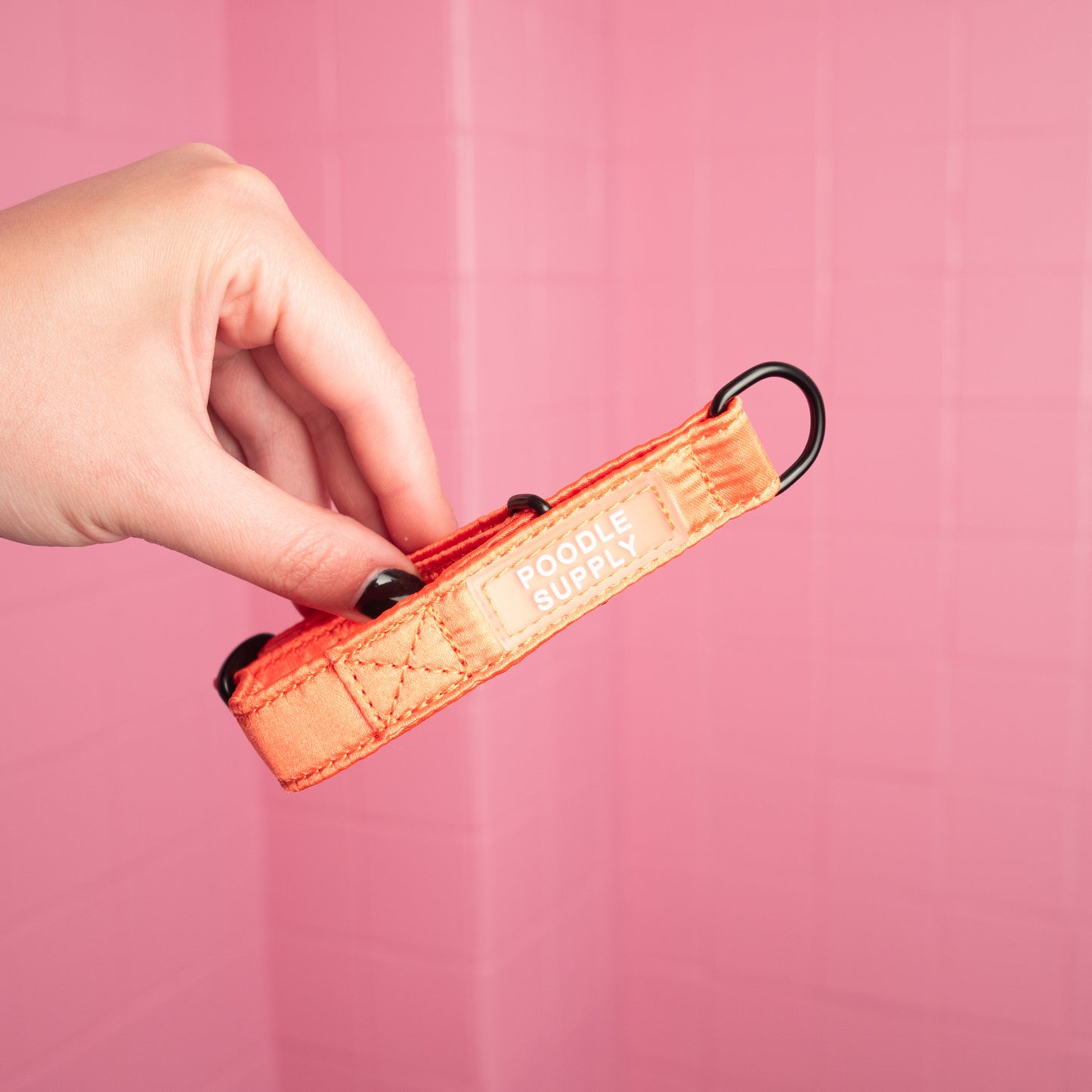 Martingale Collar Candy Satin - Mango Tango