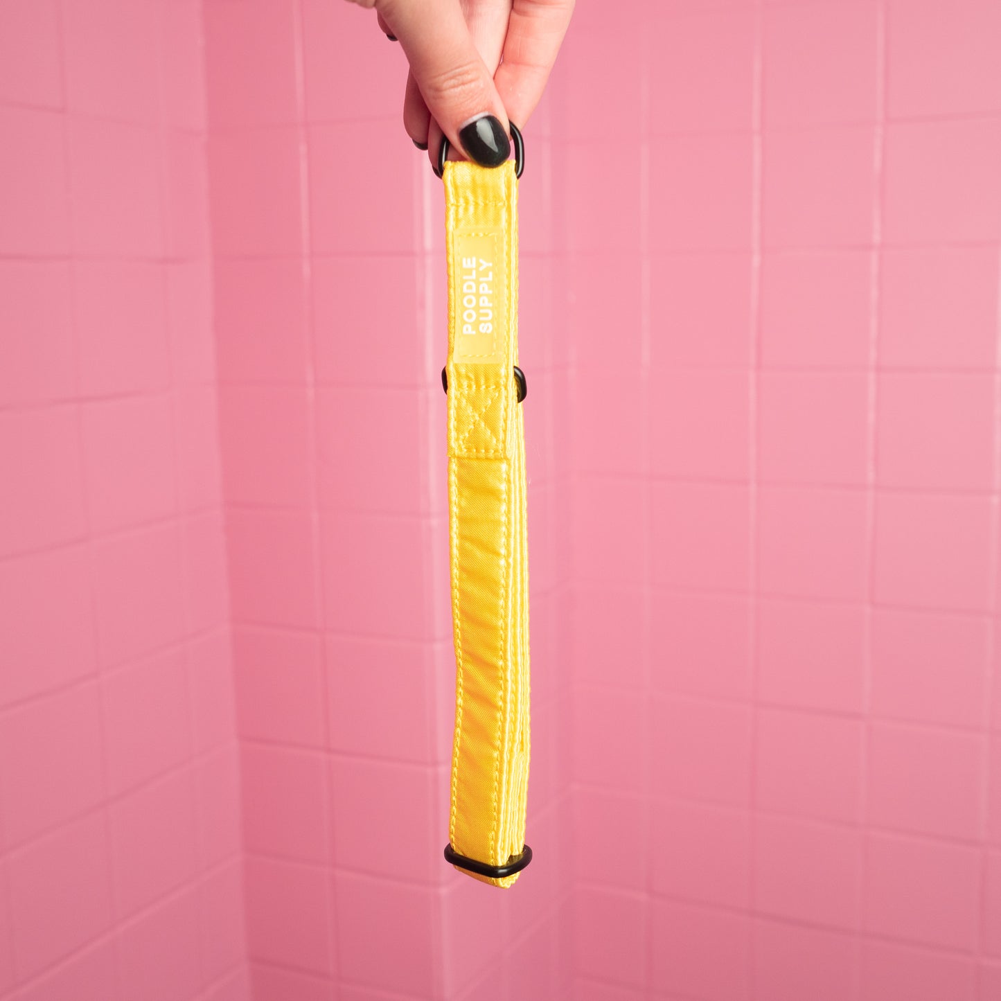 Martingale Collar Candy Satin - Lemon