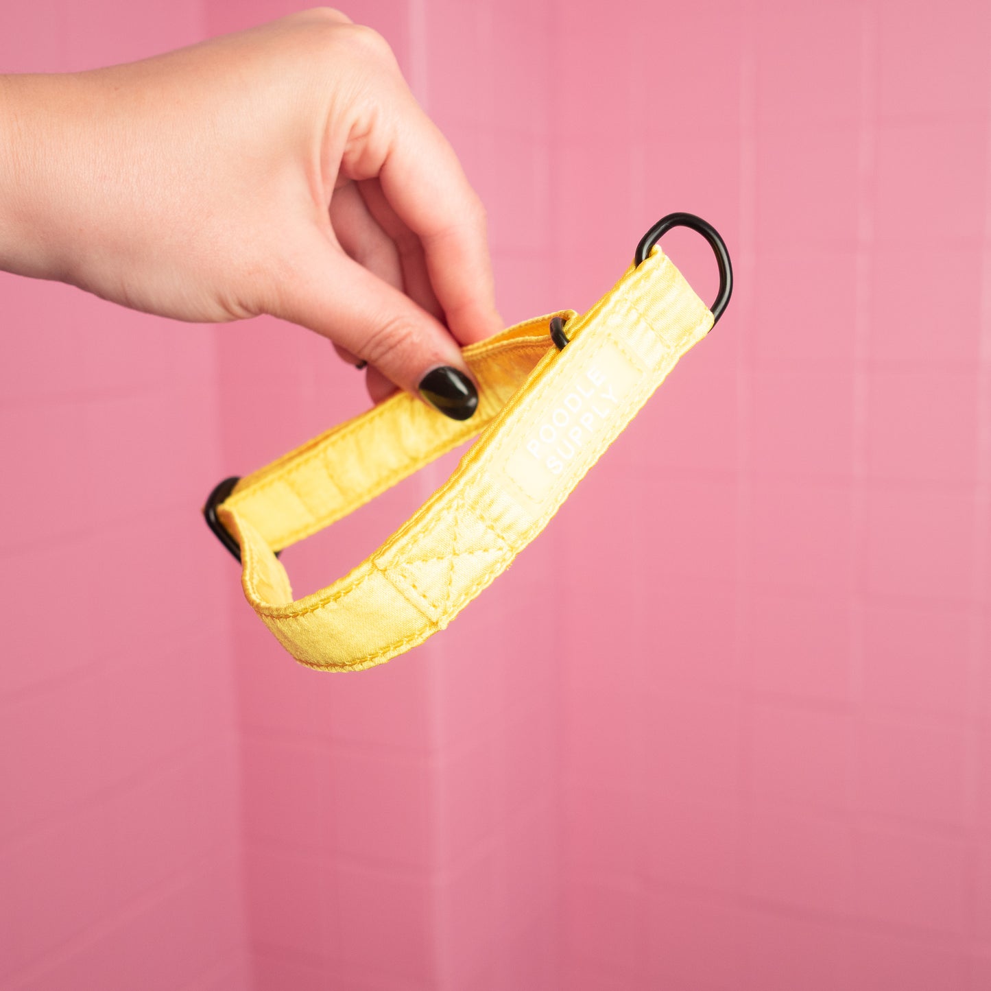 Martingale Collar Candy Satin - Lemon