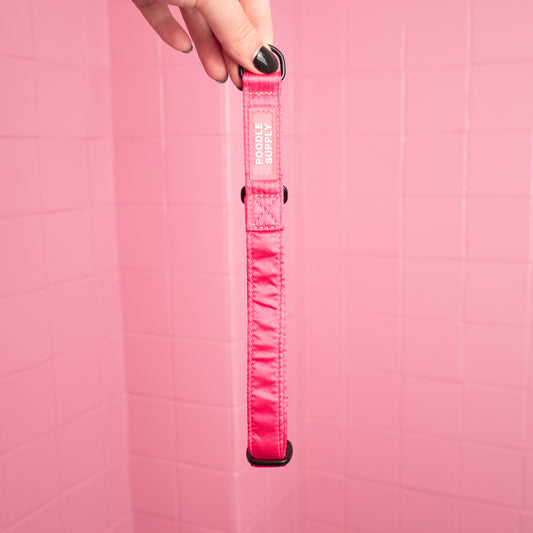 Martingale Collar Candy Satin - Magenta Magic