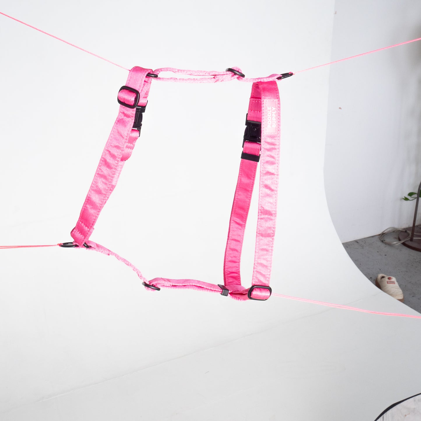 Everyday Satin Harness - Raspberry Rush