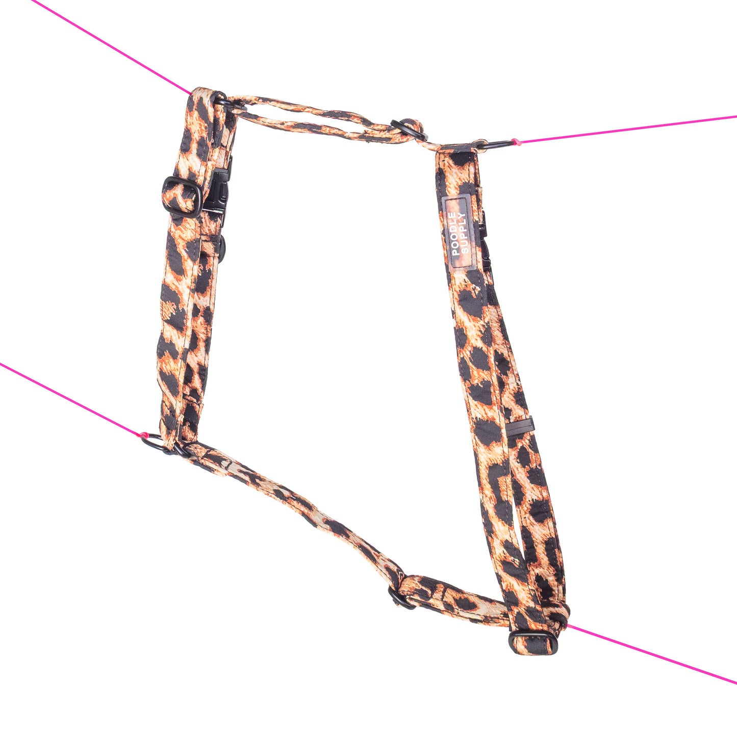 Everyday Satin Harness - Leopard Supply