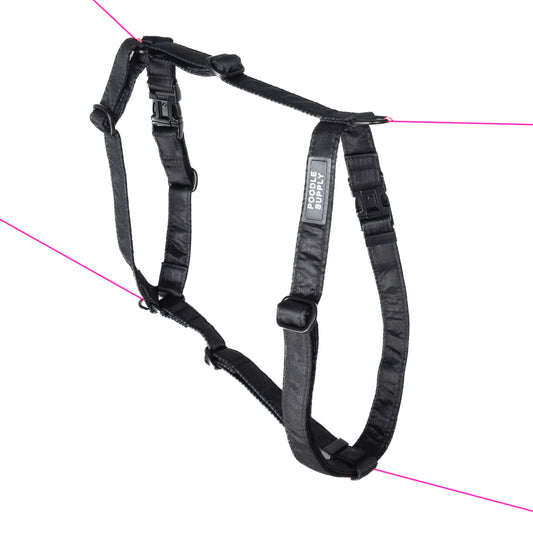 Everyday Satin Harness - Blackberry