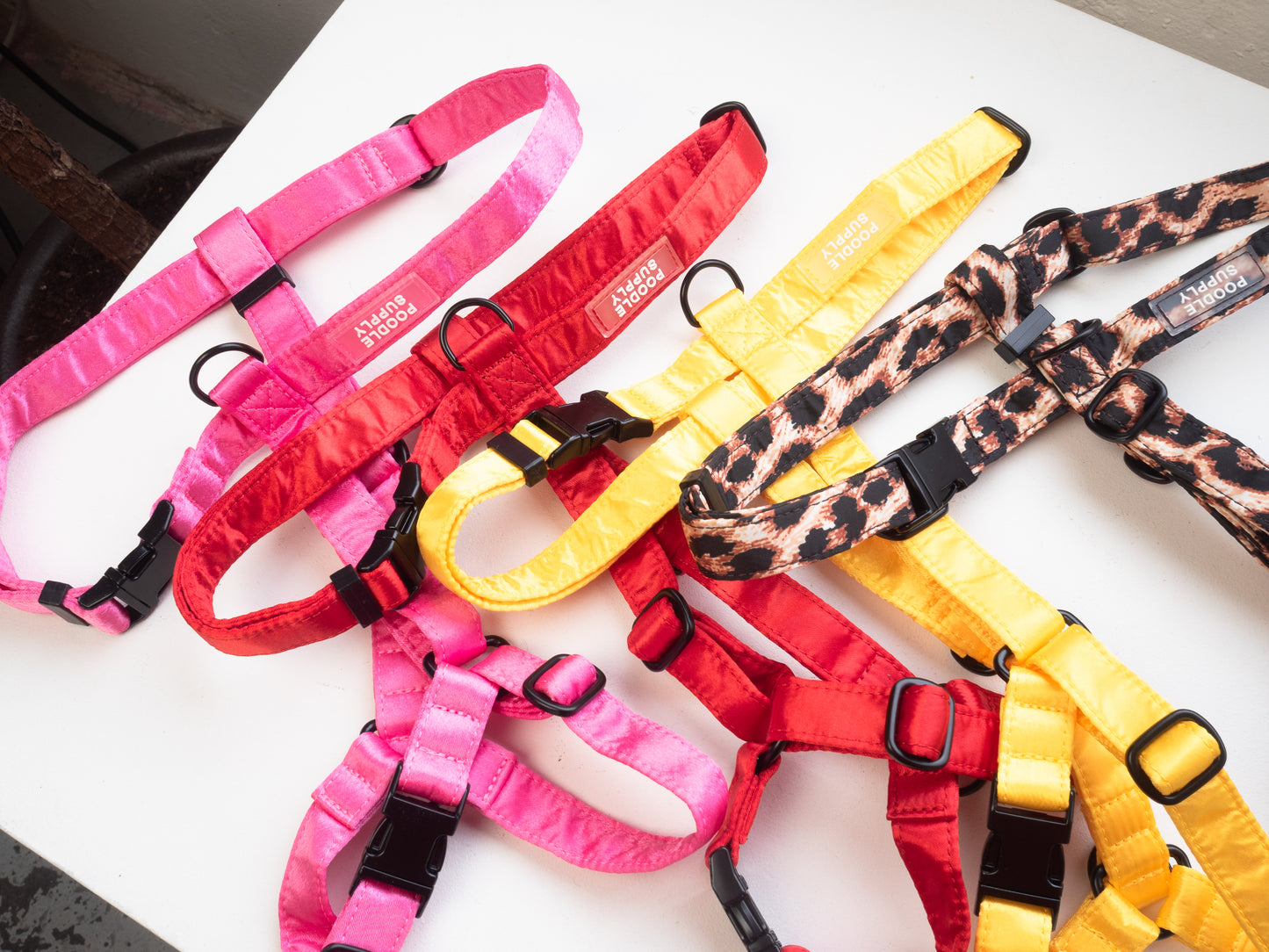 Everyday Satin Harness - Raspberry Rush