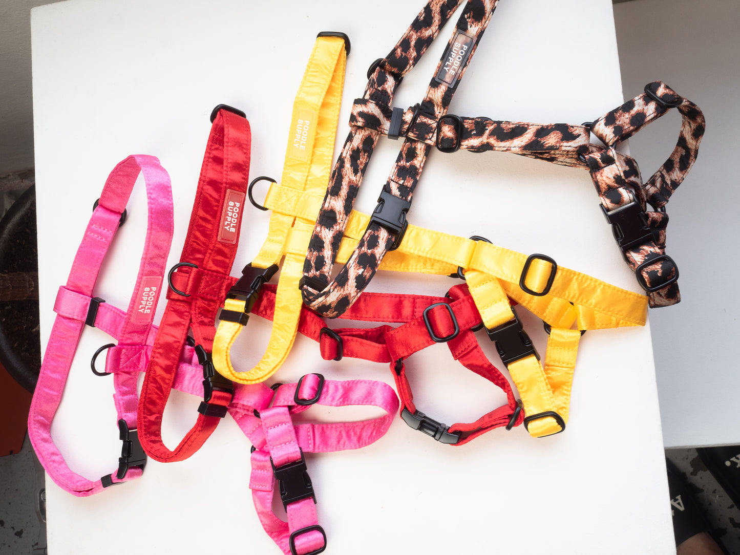 Everyday Satin Harness - Leopard Supply