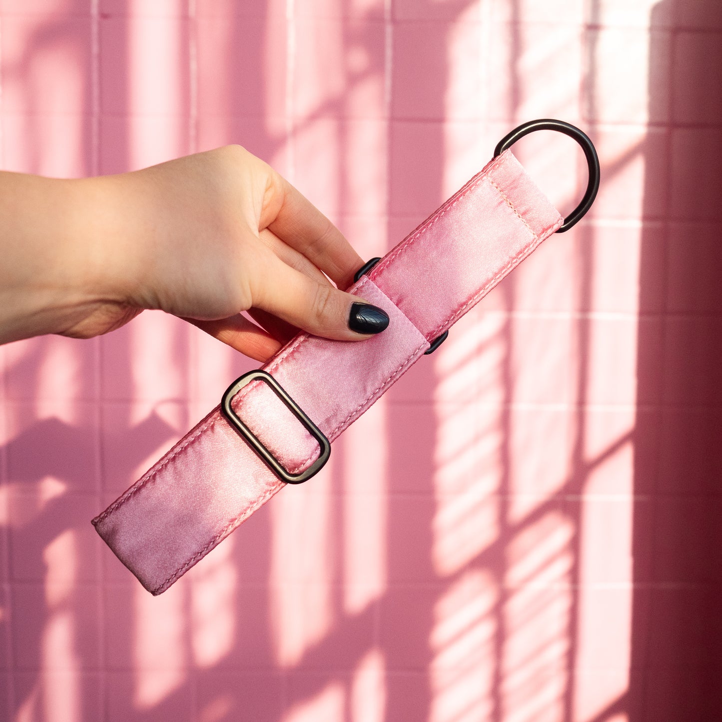 Martingale Collar Candy Satin - Raspberry Rush - 4 cm