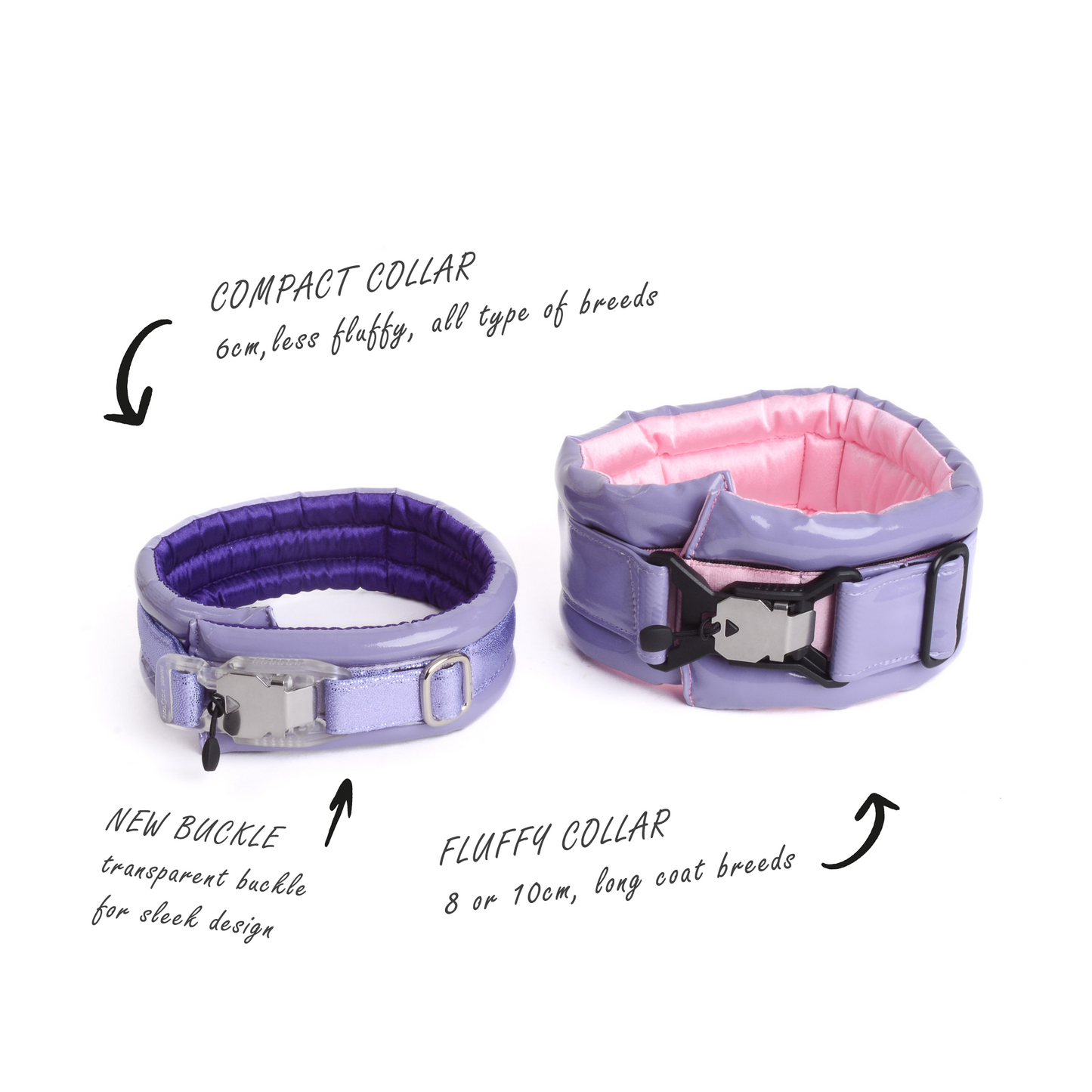 Standard Compact Magnetic Collar Eco Leather Barbie