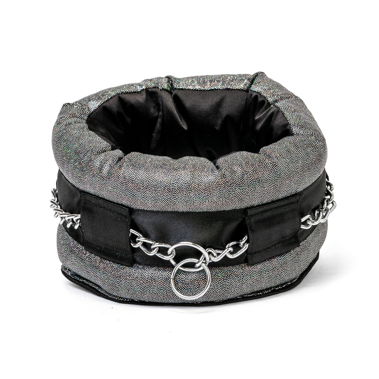 Standard Collar Poodle Supply Jet Black Holographic