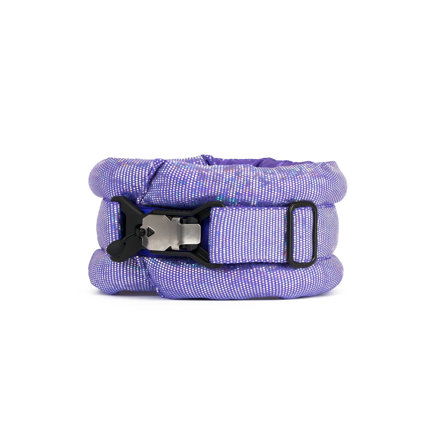 Toy / Miniature/ Medium Fluffy Magnetic Collar Light Purple Holographic
