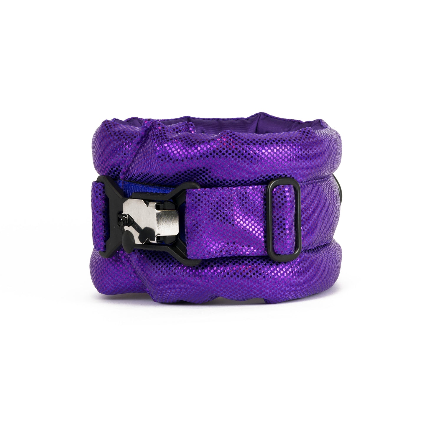 Standard Fluffy Magnetic Collar Metallic All Purple Everything
