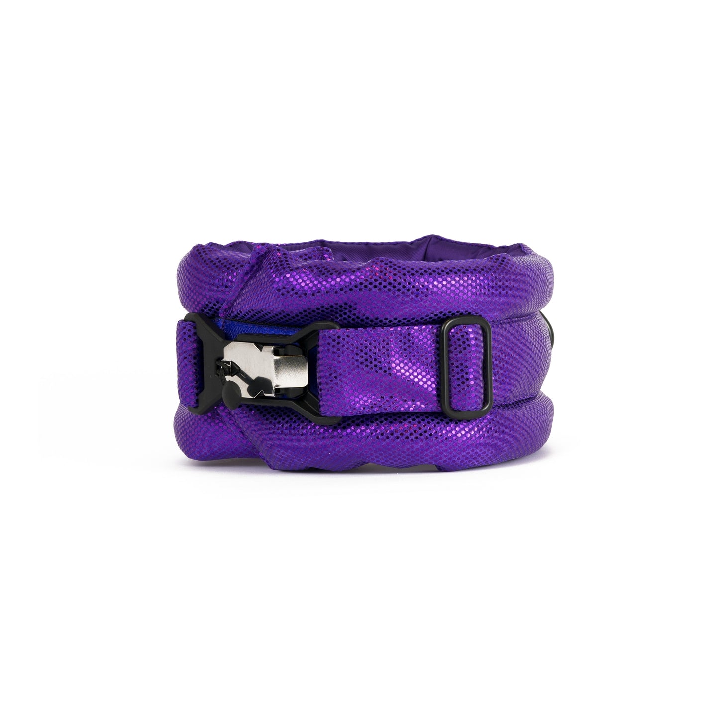 Toy / Miniature/ Medium Fluffy Magnetic Collar Metallic All Purple Everything