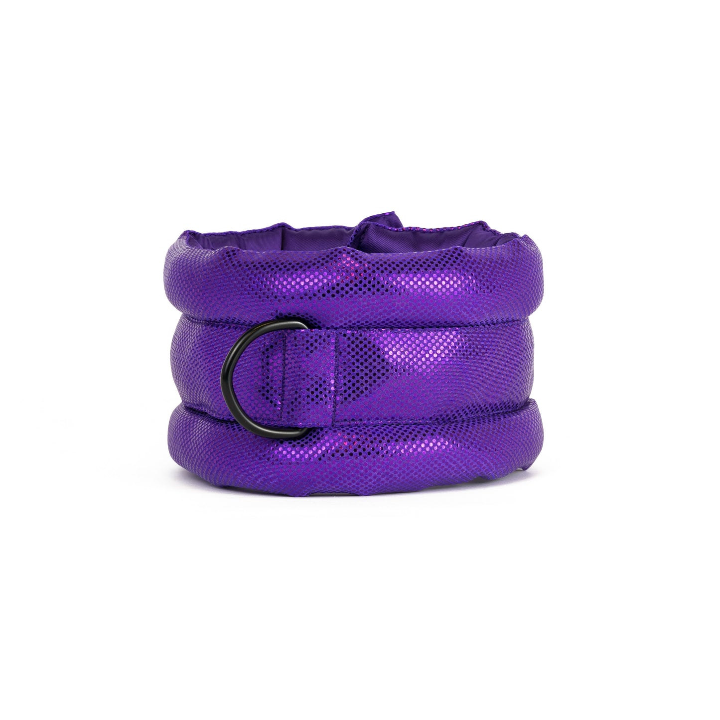 Standard Fluffy Magnetic Collar Metallic All Purple Everything