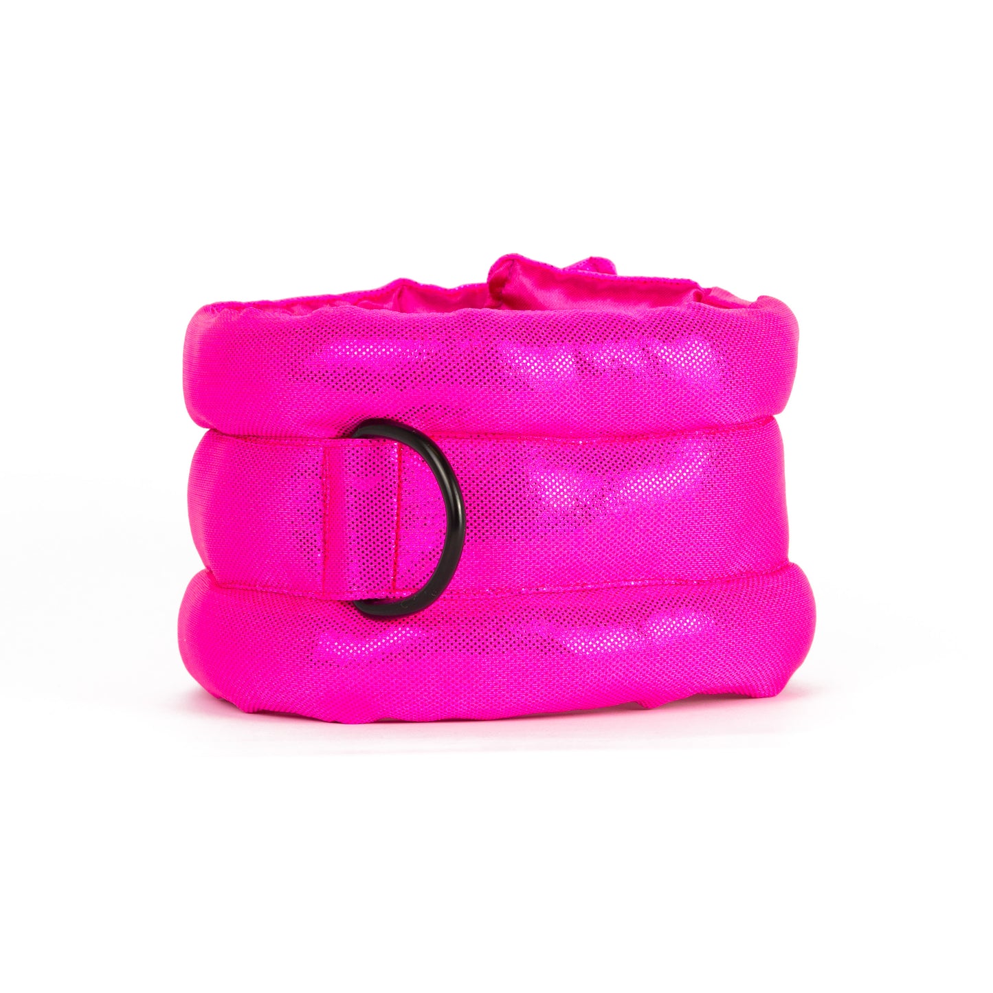 Standard Fluffy Magnetic Collar Metallic Ultra Neon Pink
