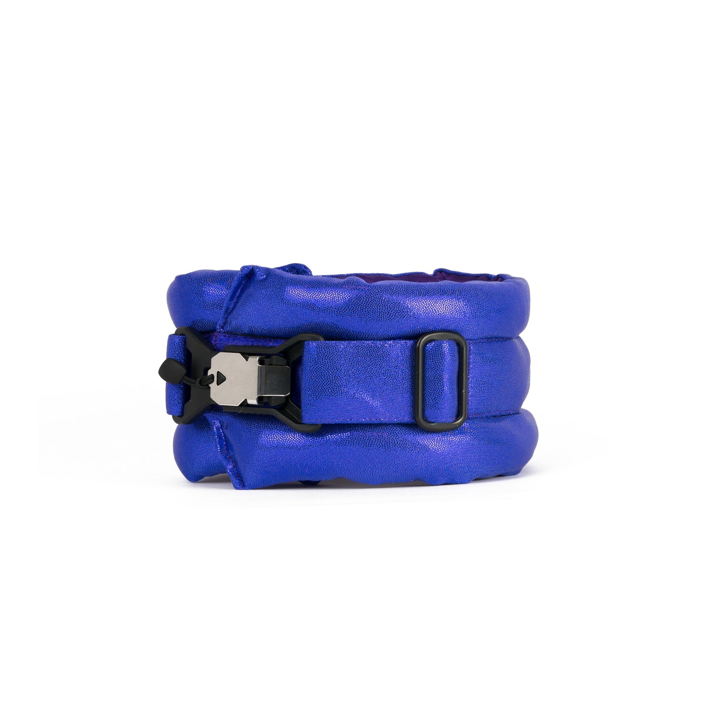 Toy / Miniature / Medium Fluffy Magnetic Collar Glossy All Royal Blue