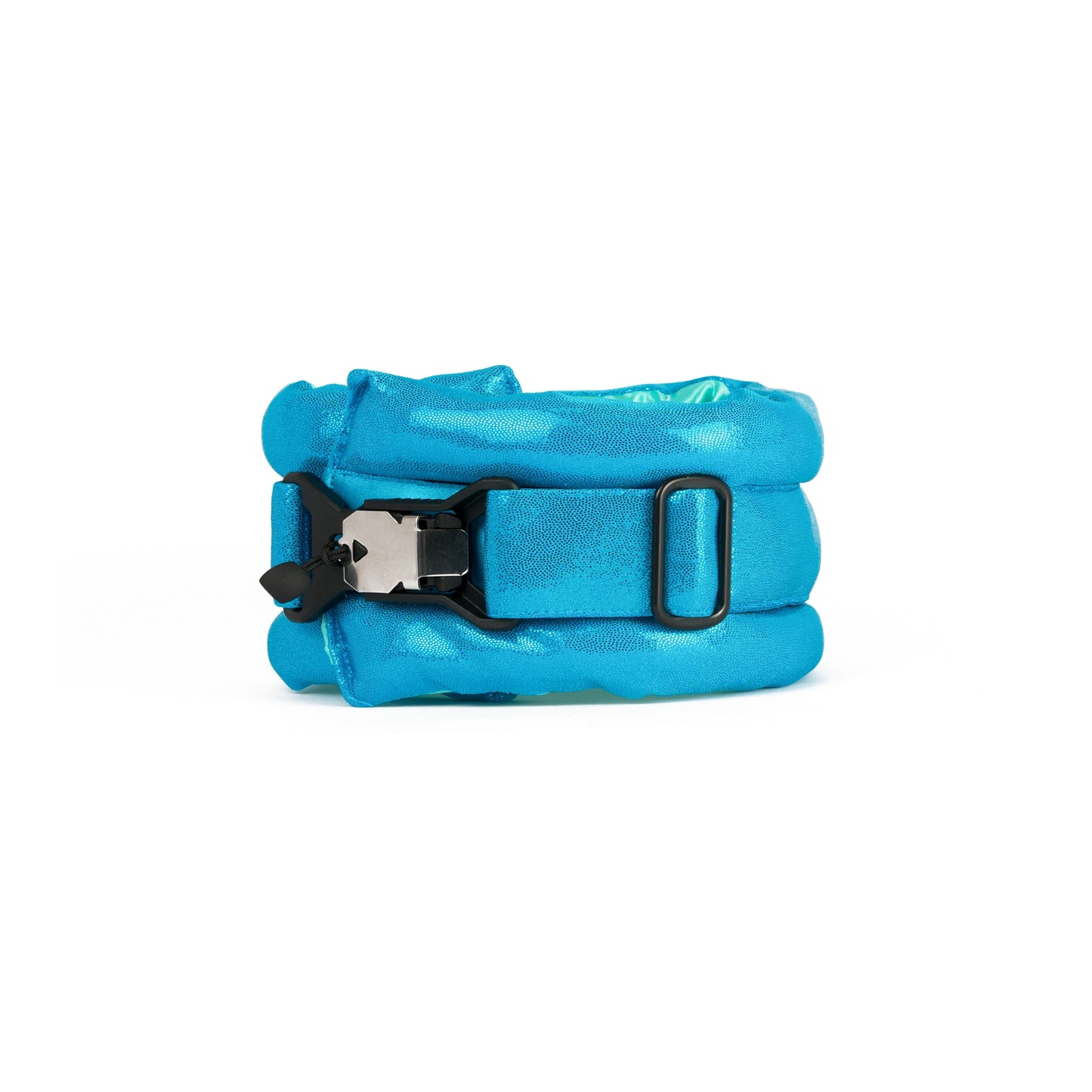 Toy / Miniature / Medium Fluffy Magnetic Collar Glossy Turquoise Everything