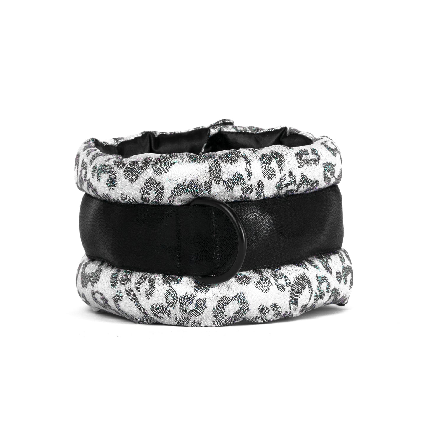 Standard Fluffy Magnetic Collar Holographic Leopard