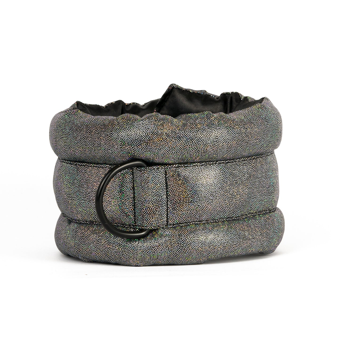 Standard Fluffy Magnetic Collar Holographic Jet Black