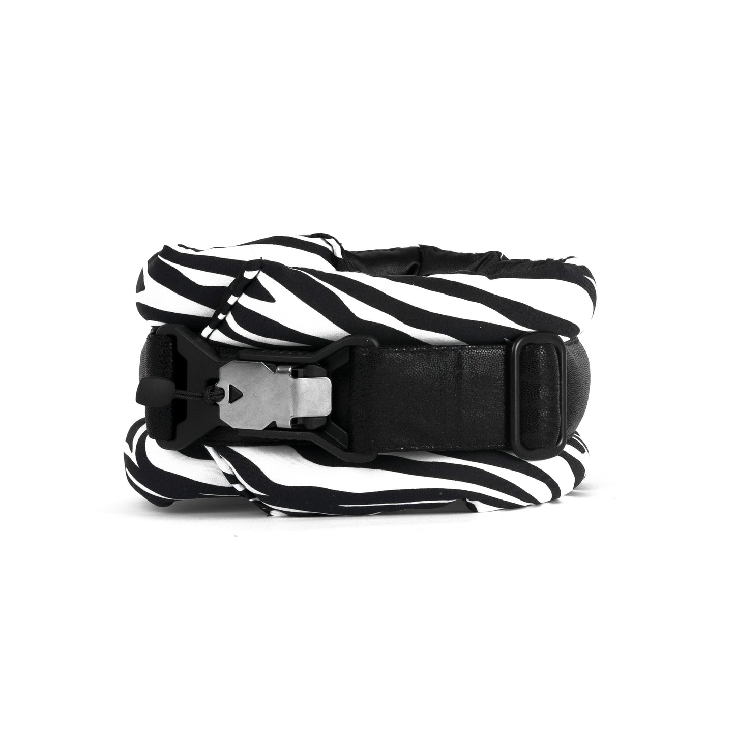 Toy / Miniature Fluffy Magnetic Collar Black Zebra