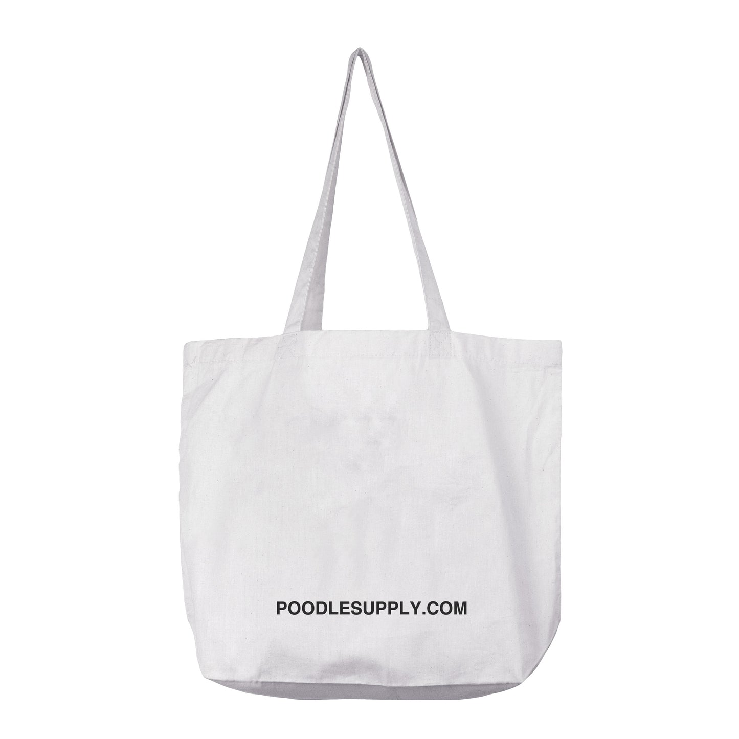 Poodle Supply "Poodle Mommy" Tote Bag White