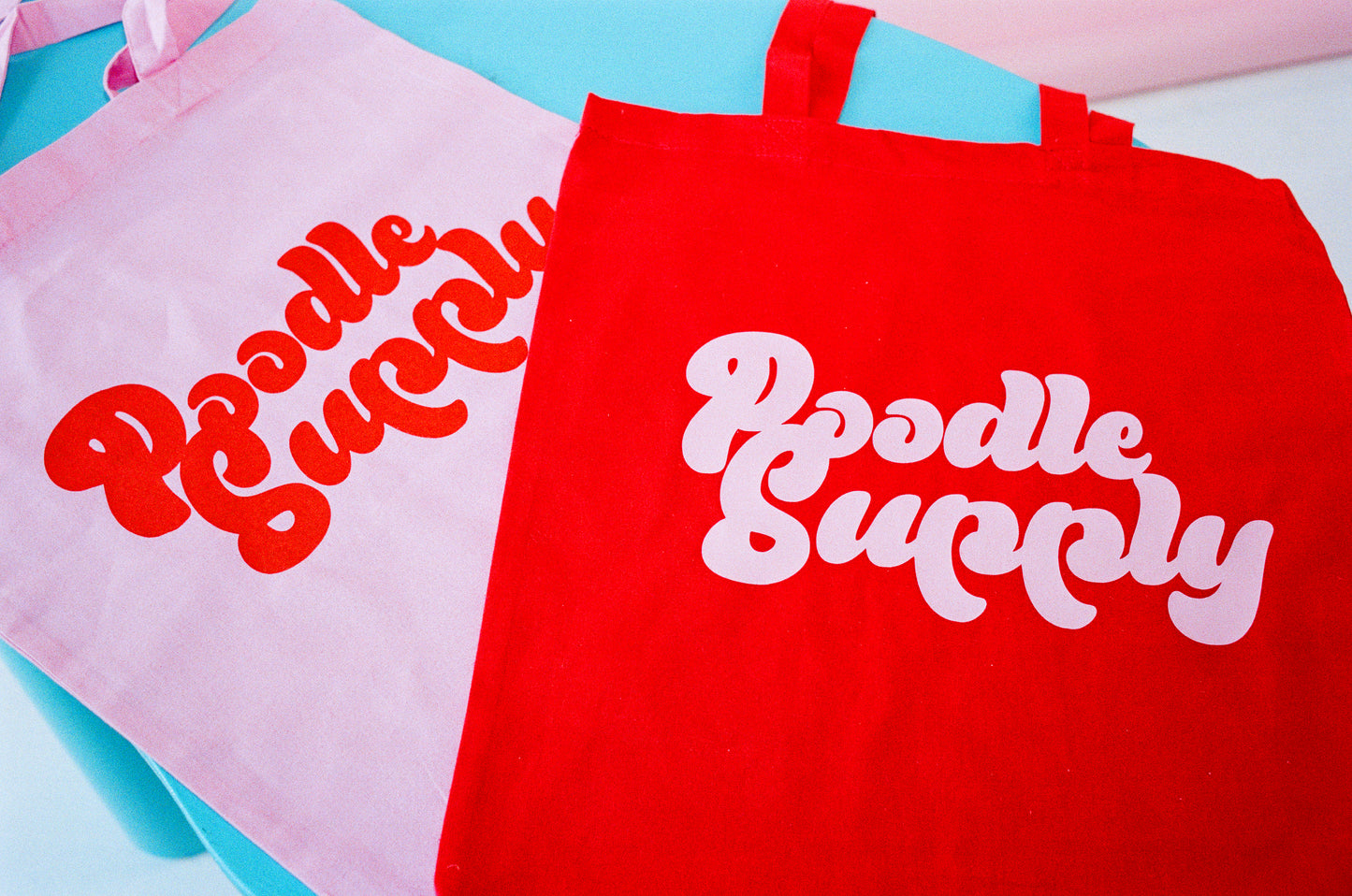 Poodle Supply Logo Tote Pink