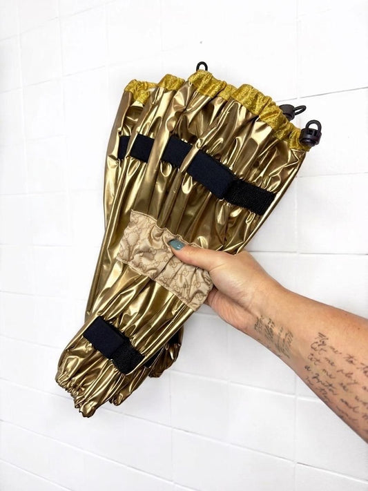 Poodle Supply Set 4 Leg Protectors Italian Designer Gold