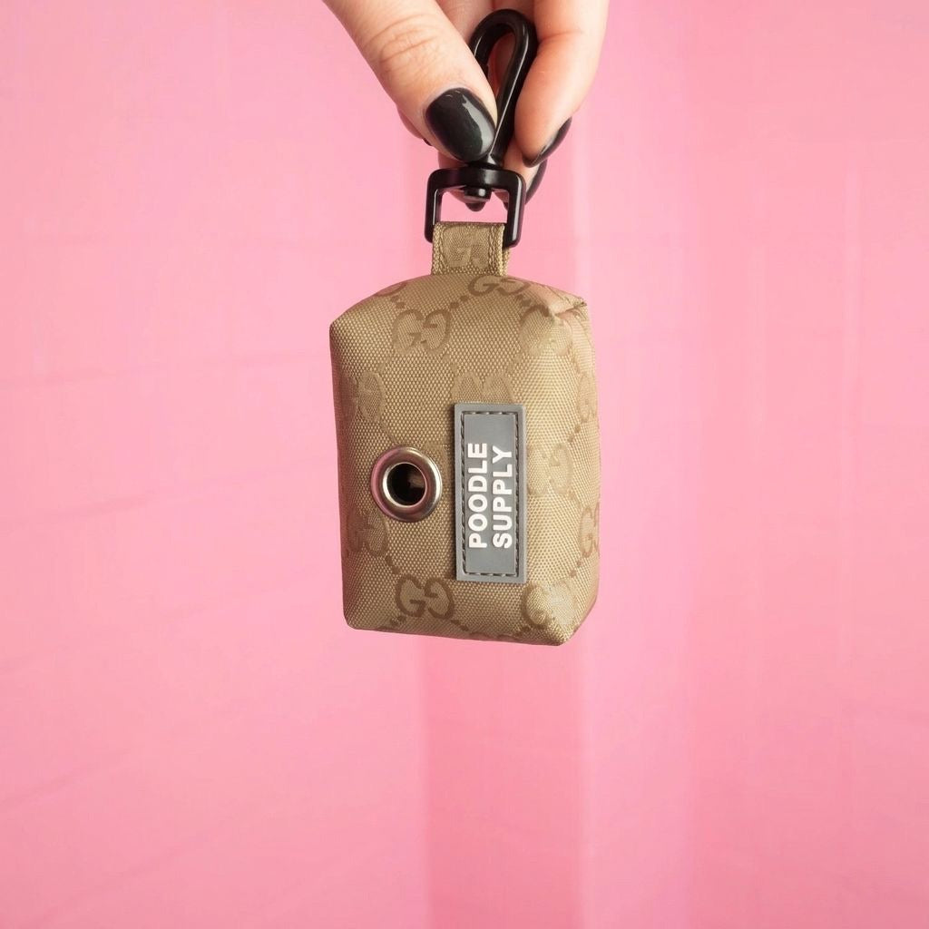 The Poop Bag Italian Designer Beige