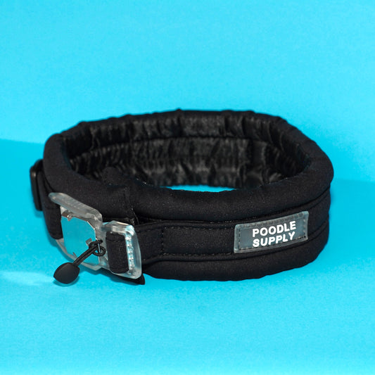 Fluffy Magnetic Collar Jet Black
