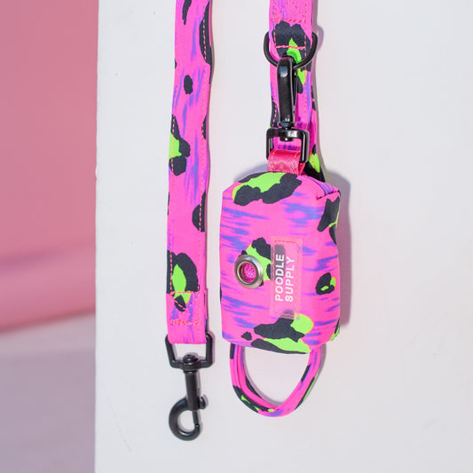 Poodle Mania Matching Poop Bag Lime Cheetah - THE ICON