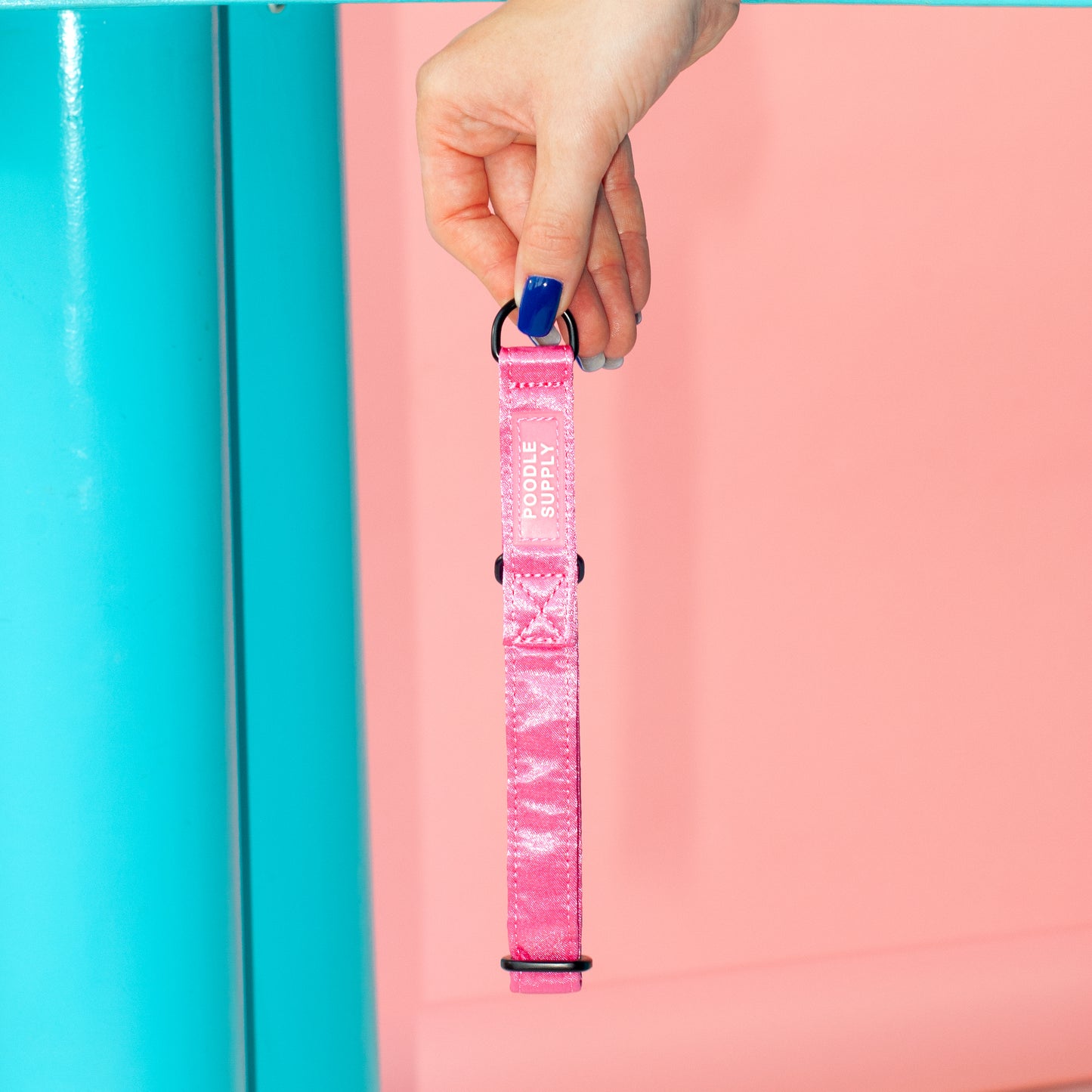 Martingale Collar Candy Satin - Cotton Candy