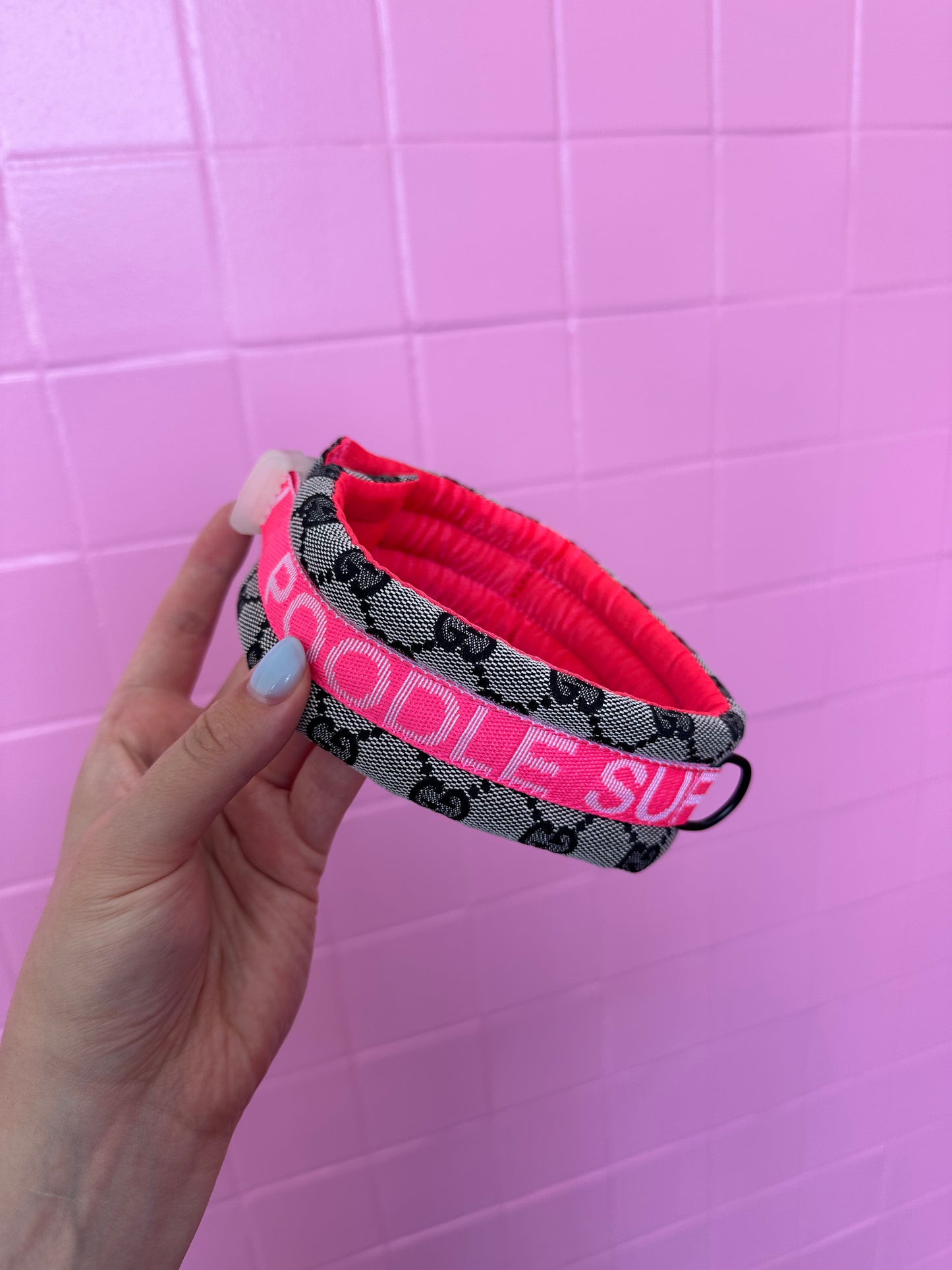 Poodle Mania Meets Italian Designer Magnetic Collar