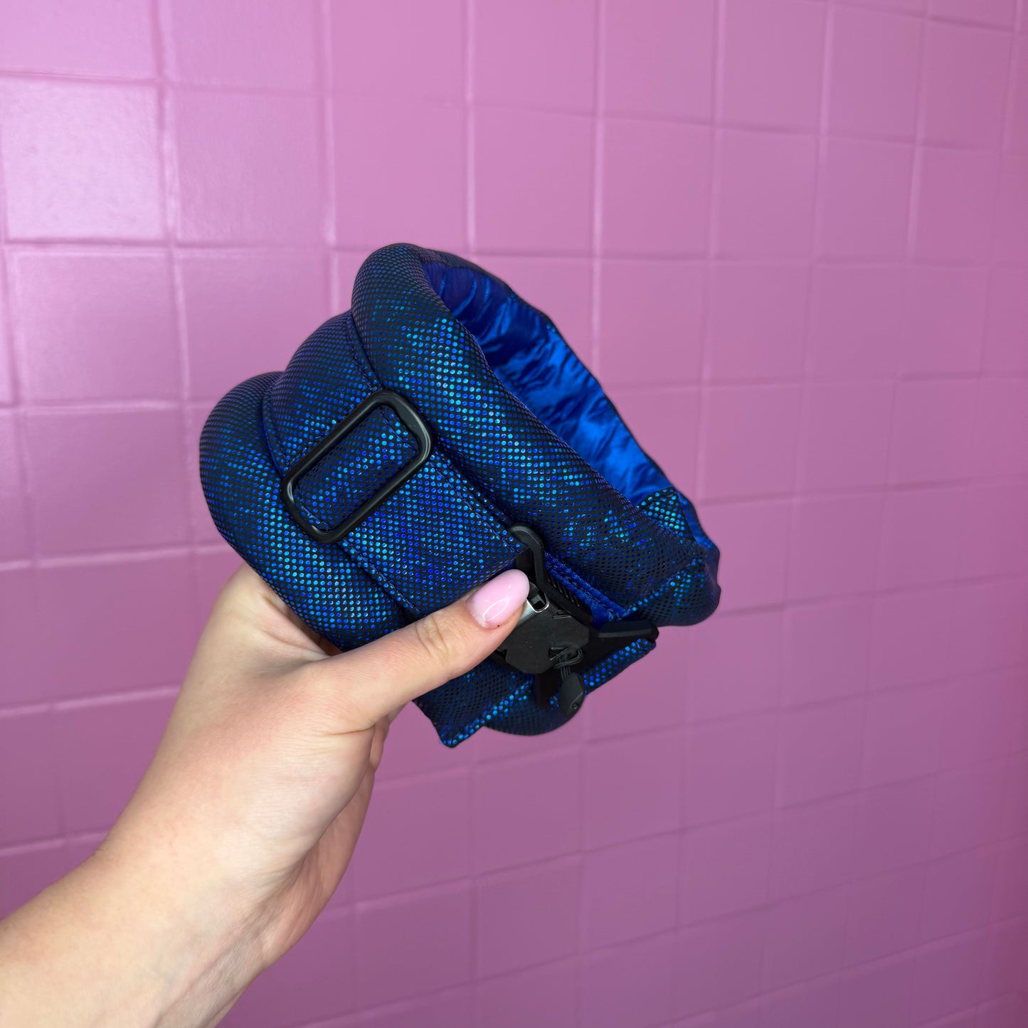 Fluffy Magnetic Standard Peacock Blue