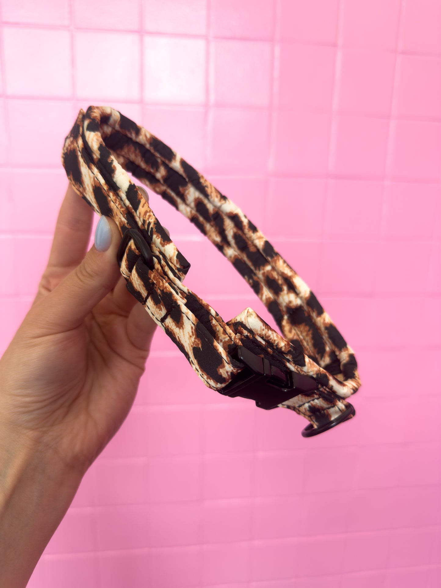 Fluffy Buckle Collar Leopard Supply