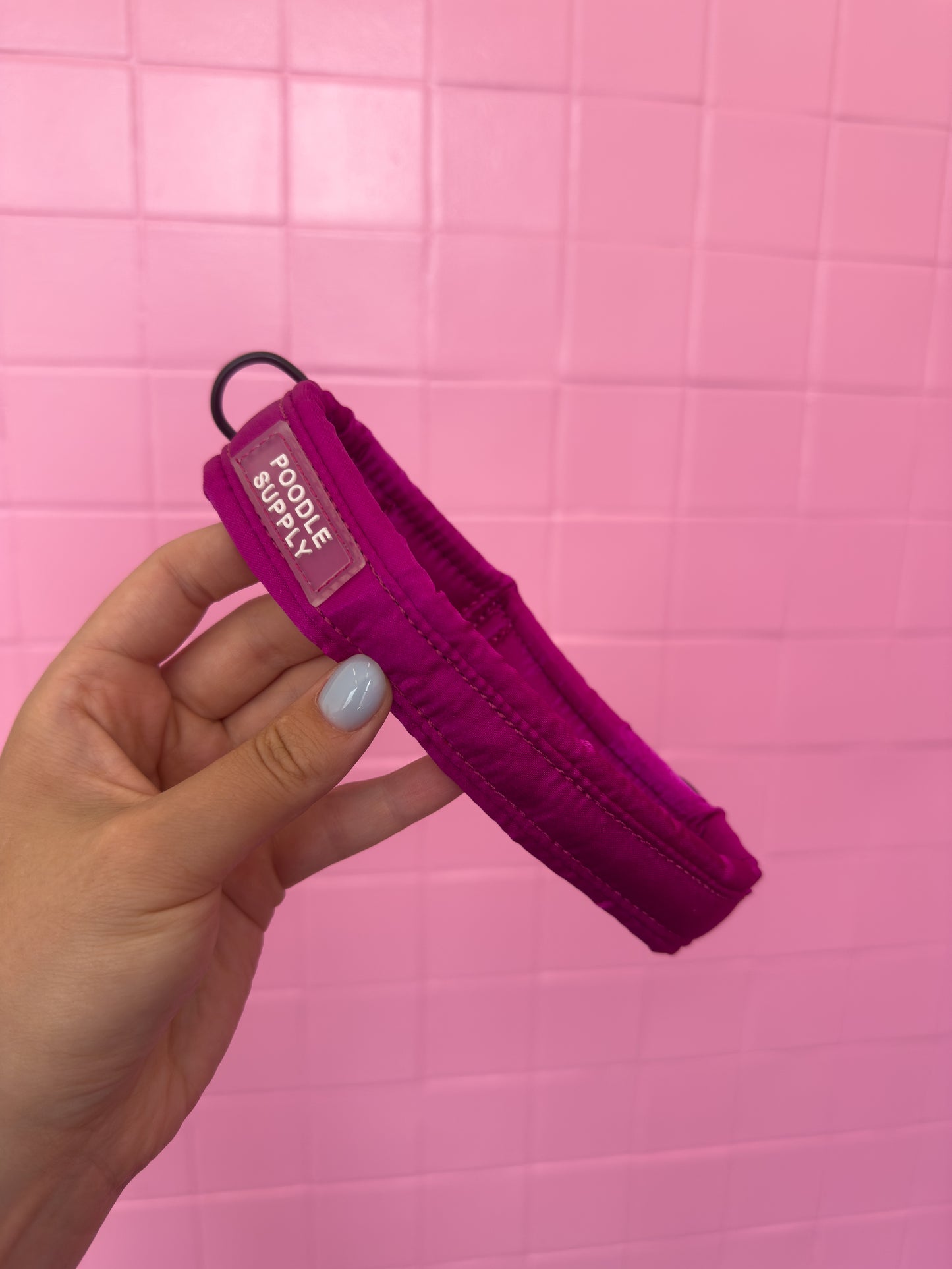 Fluffy Buckle Collar Dragonfruit