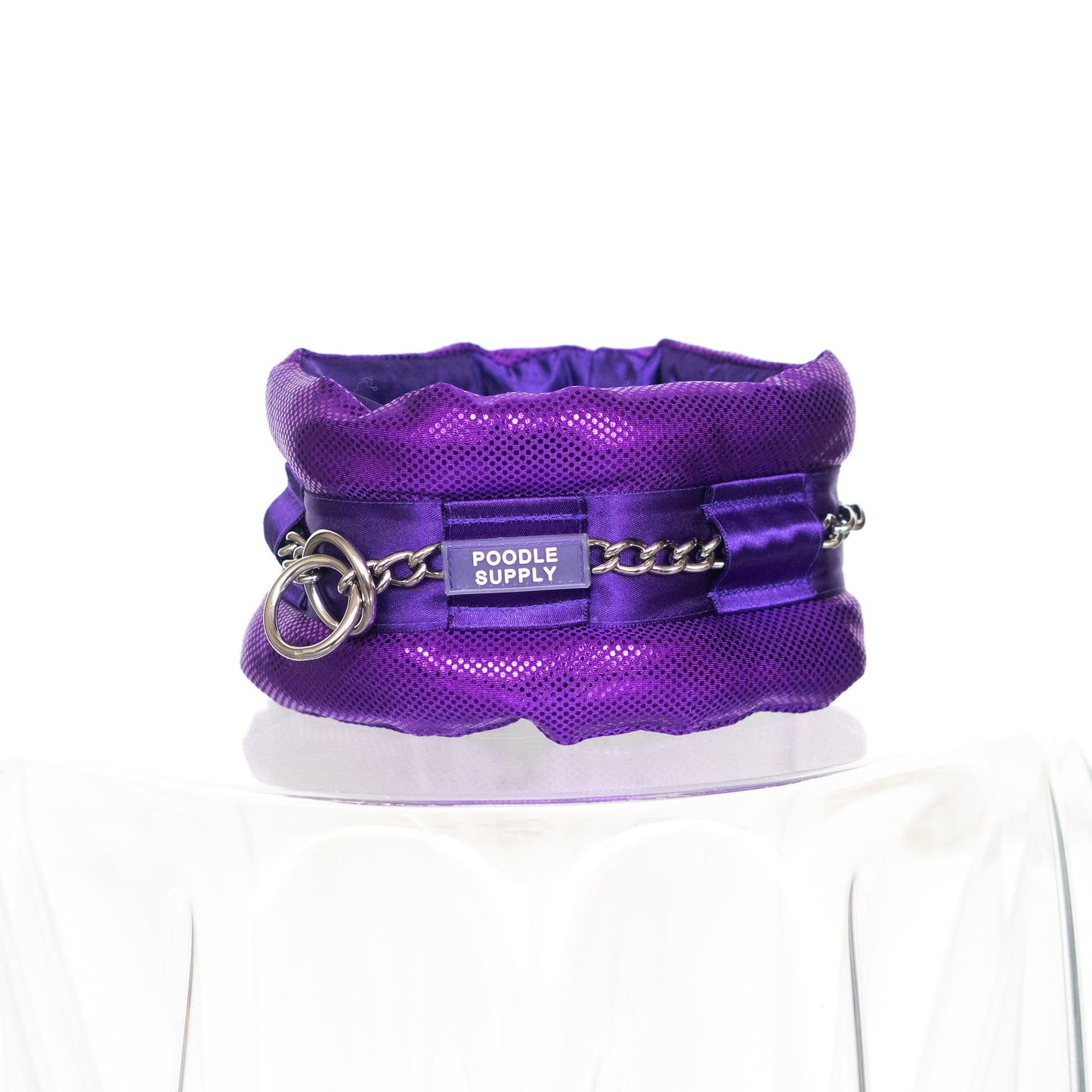 Fluffy Chain Collar All Purple Everything